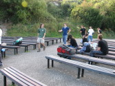 Koniec hdzania frisbee.
